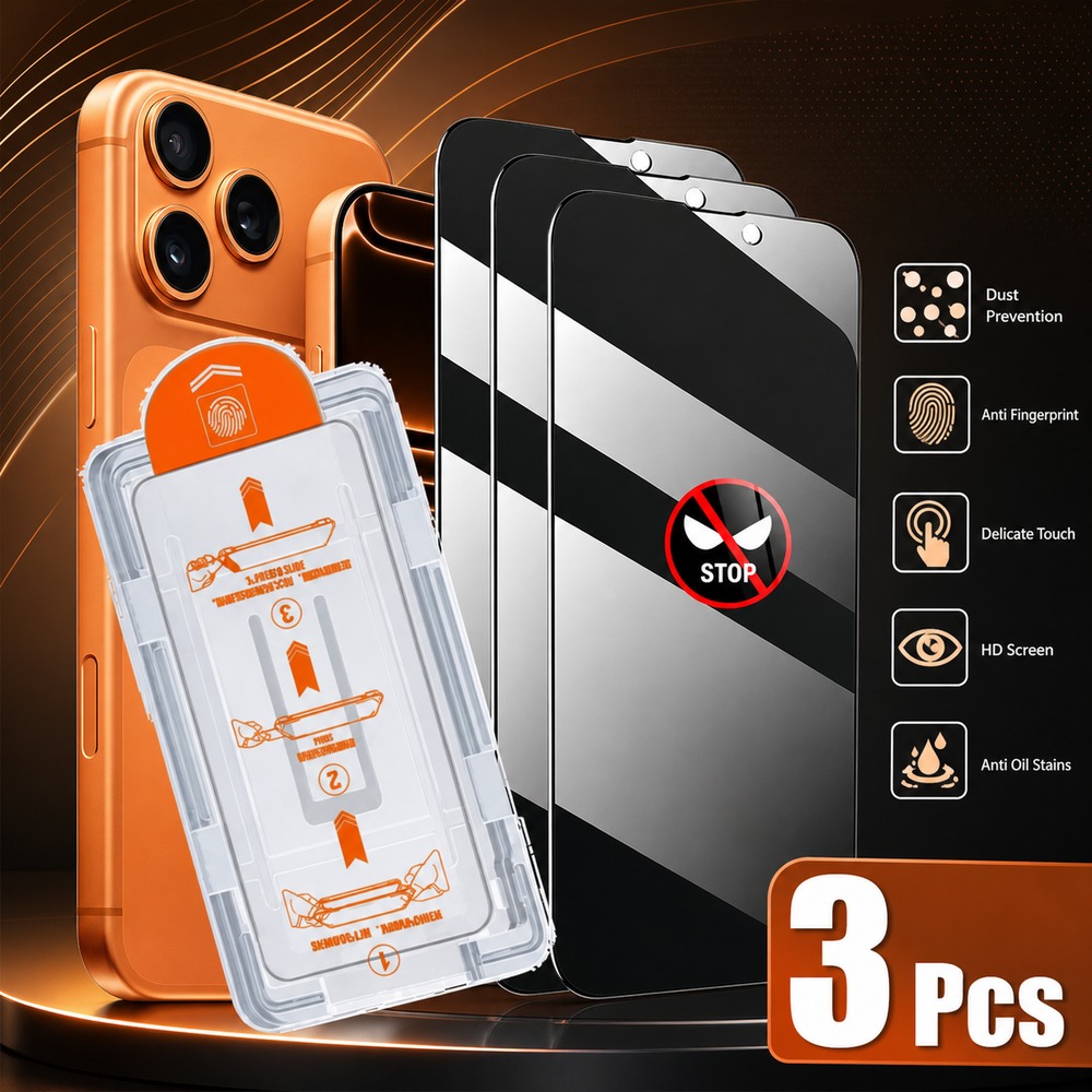Huawei Pura 70 - 3 قطع من الزجاج المقوى للخصوصية