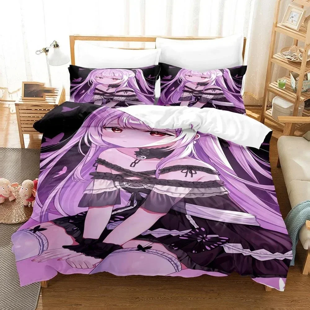 طقم سرير مطبوع بتصميم فتاة الف - مراجعة Linen Duvet Cover وسعره