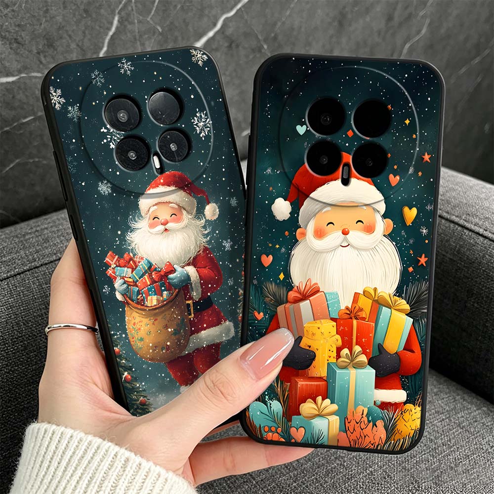 غطاء هاتف أسود بتصميم سانتا كل - مراجعة Huawei Pura 70 وسعره