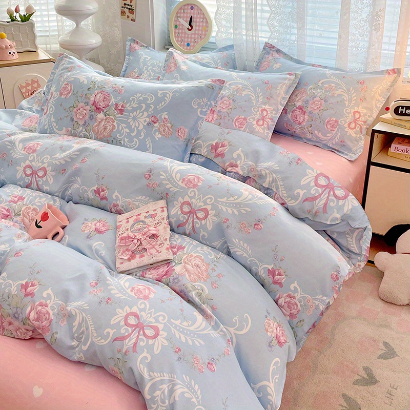 طقم أغطية سرير ريفي من 4 قطع،  - مراجعة Linen Duvet Cover وسعره
