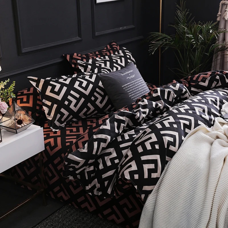 طقم لحاف سرير فاخر مع غطاء وسا - مراجعة Linen Duvet Cover وسعره