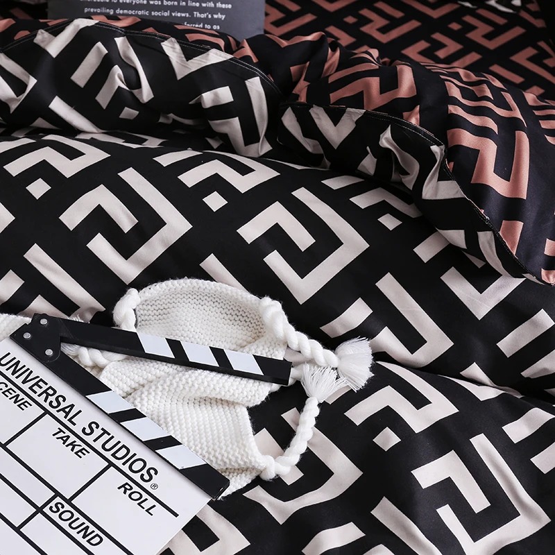 طقم لحاف سرير فاخر مع غطاء وسا - مراجعة Linen Duvet Cover وسعره
