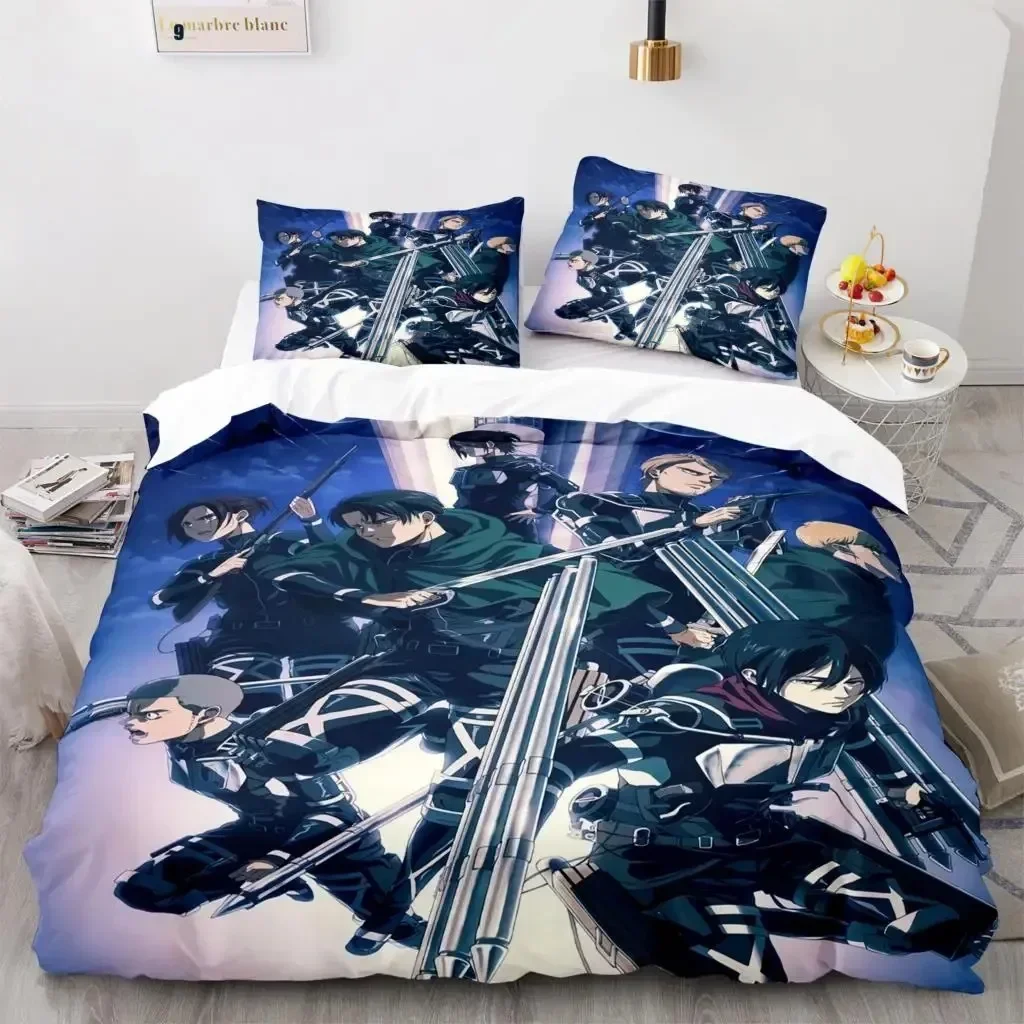 طقم سرير مطبوع بتصميم أنيمي هج - مراجعة Linen Duvet Cover وسعره